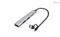 EAN 8595611706868 - i-tec CAHUBMETALMINI4 hub de interfaz USB 3.2 Gen 1 (3.1 Gen 1) Type-A + Type-C 5000 Mbit/s Plata imagen 1