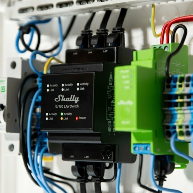 EAN 3800235266830 - Shelly LAN Switch Interruptor inteligente Negro imagen 4