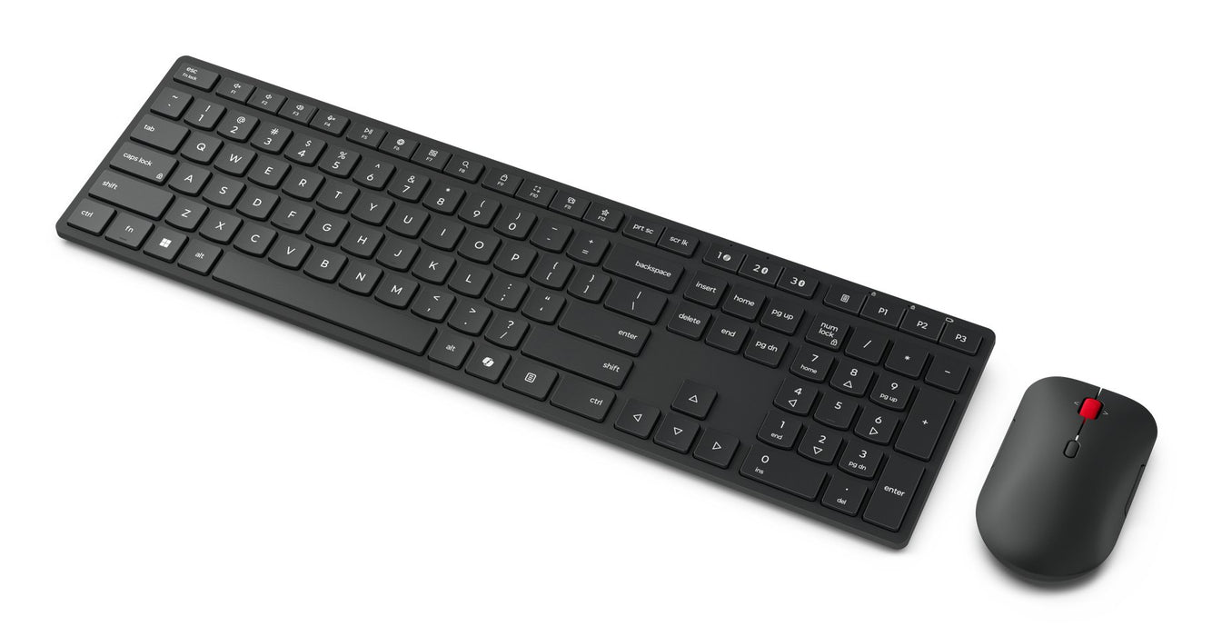EAN 0195892125426 - Lenovo 4X31S04810 teclado Ratón incluido Oficina RF Wireless + Bluetooth Inglés de EE. UU. Negro imagen 3