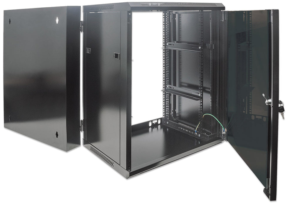 EAN 766623712019 - Intellinet 712019 armario rack 15U Bastidor de pared Negro imagen 7