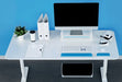EAN 4002432120208 - Leitz 65040036 soporte para monitor 68,6 cm (27") Escritorio Azul, Blanco imagen 5