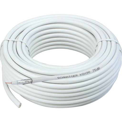 EAN 4004005500509 - Schwaiger Kabel / Adapter cable coaxial 50 m Blanco imagen 1