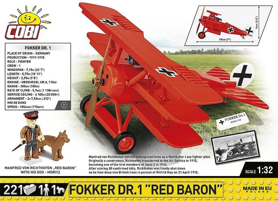 EAN 5902251029968 - COBI Fokker Dr.1 Red Baron imagen 4