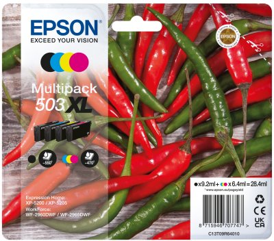 EAN 8715946707754 - Epson 503XL cartucho de tinta 1 pieza(s) Original High (L) Yield Negro, Cian, Magenta, Amarillo imagen 1
