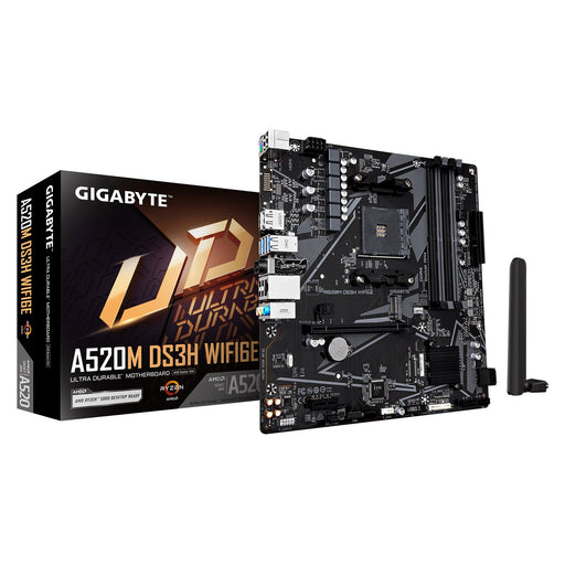 EAN 4719331880743 - GIGABYTE A520M DS3H WIFI6E AMD A520 Zócalo AM4 micro ATX imagen 1