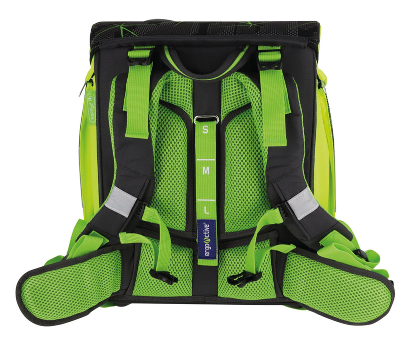EAN 4008110370675 - Herlitz FiloActive Plus DIN Wild Life juego de mochila escolar Niño Poliéster Negro, Verde imagen 9