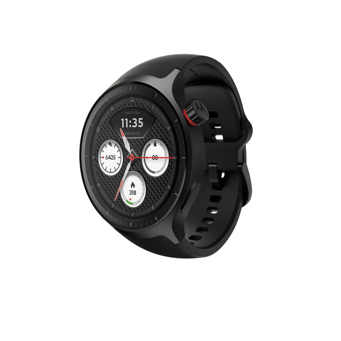 EAN 840493615073 - Motorola Moto Watch 3,63 cm (1.43") OLED 47 mm Digital Pantalla táctil Negro GPS (satélite) imagen 3