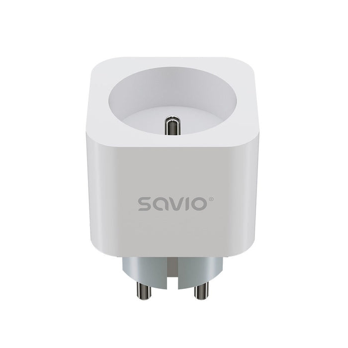 EAN 5901986048084 - Savio WI-FI smart socket 16A AS-01 White Inalámbrico Blanco imagen 5