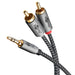 EAN 4040849652851 - Goobay 65285 cable de audio 1 m 3,5mm 2 x RCA Negro, Plata imagen 3