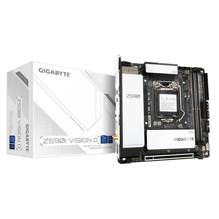 EAN 4719331815486 - GIGABYTE Z590I VISION D placa base Intel Z590 LGA 1200 (Socket H5) mini ITX imagen 5