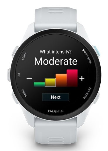 EAN 0753759368364 - Garmin Forerunner 70 3,05 cm (1.2") AMOLED 30 mm Digital 390 x 390 Pixeles Pantalla táctil Blanco GPS (sa imagen 5