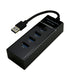 EAN 3700224758769 - MCL USB3-M104B/N hub de interfaz USB 3.2 Gen 1 (3.1 Gen 1) Type-A 5000 Mbit/s Negro imagen 1