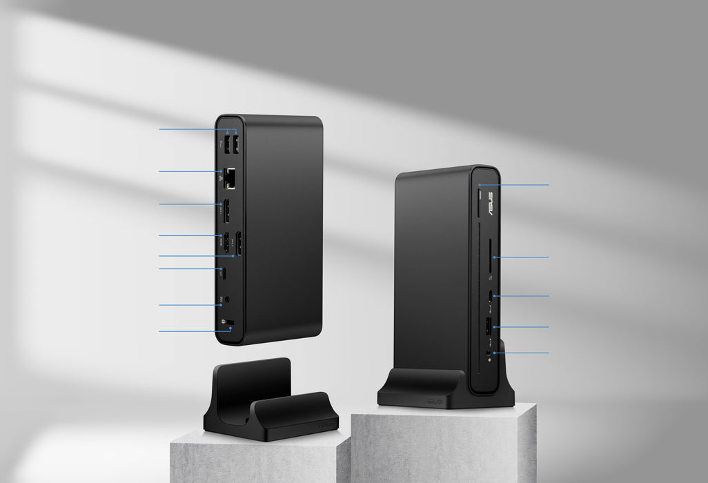 EAN 4711387832240 - ASUS Triple Display USB-C Dock Duo DC301 Alámbrico Negro imagen 7
