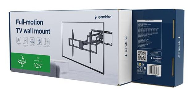 EAN 8716309135139 - Gembird WM-105ST-01 soporte para TV 2,67 m (105") Negro imagen 6