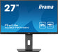 EAN 4948570123247 - iiyama ProLite XUB2797HSN-B1 pantalla para PC 68,6 cm (27") 1920 x 1080 Pixeles Full HD LED Negro imagen 1