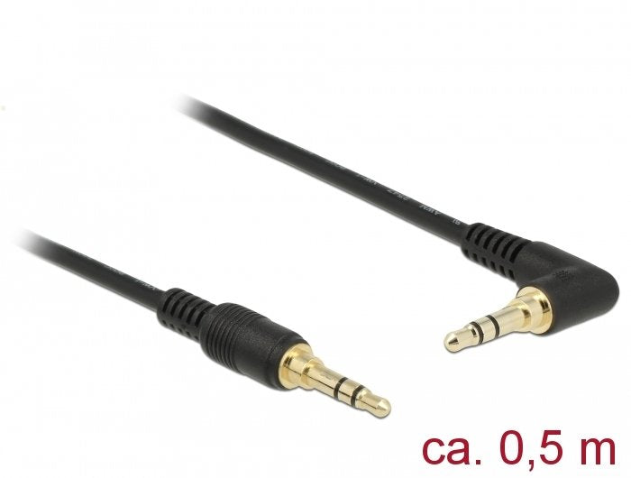 EAN 4043619855643 - DeLOCK 85564 cable de audio 0,5 m 3,5mm Negro imagen 2