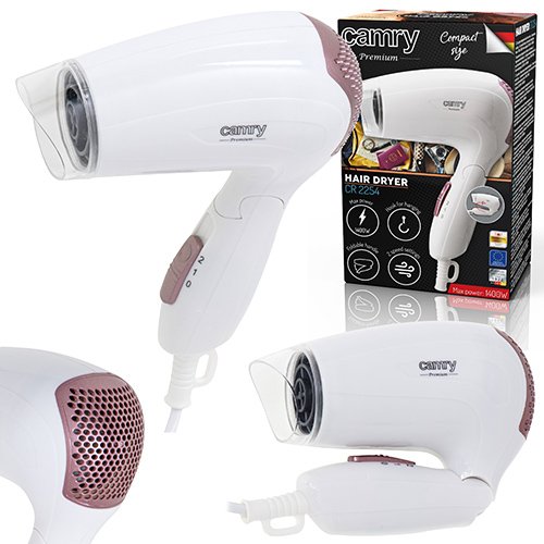 EAN 5902934839594 - Camry Premium CR 2254 secador 1200 W Rosa, Blanco imagen 13