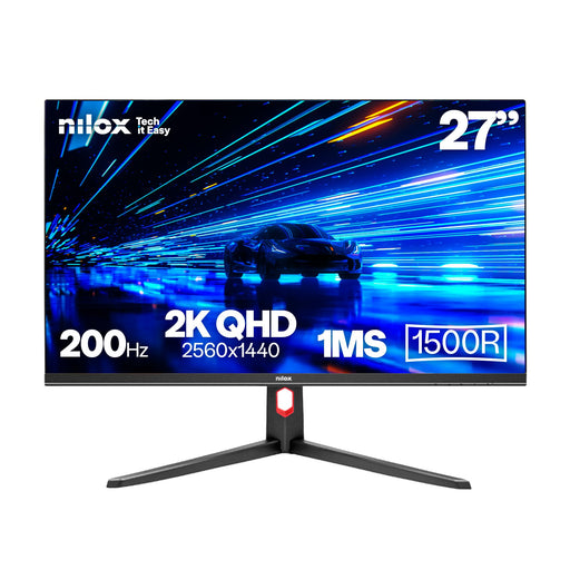 EAN 8431775036208 - Nilox MONITOR 27 CURVO 200HZ 2K HDMI DP pantalla para PC 68,6 cm (27") 2560 x 1440 Pixeles LCD Negro imagen 1