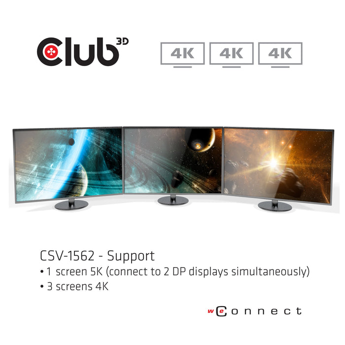 EAN 8719214471293 - CLUB3D CSV-1562 base para portátil y replicador de puertos Acoplamiento USB 3.2 Gen 1 (3.1 Gen 1) Type-C  imagen 11