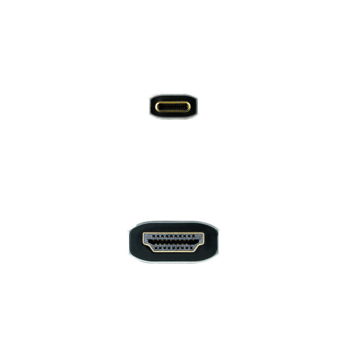 EAN 8433281012905 - Nanocable 10.15.5162 adaptador de cable de vídeo 1,8 m USB Tipo C HDMI tipo A (Estándar) imagen 3