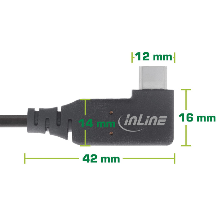 EAN 4043718316816 - InLine 35916I cable USB USB4 Gen 3x2 0,5 m USB C 40 Gbit/s 240 W Negro imagen 2