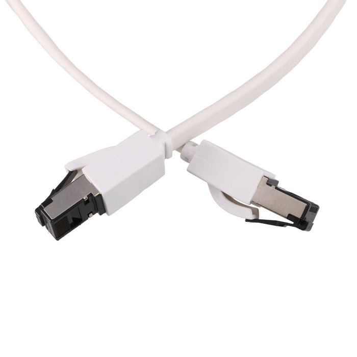 EAN 5904960297881 - Extralink LAN PATCHCORD CAT.8 U/FTP 15M 40G FLAT SHIELDED FOILED TWISTED PAIR BARE COPPER WHITE cable de  imagen 4