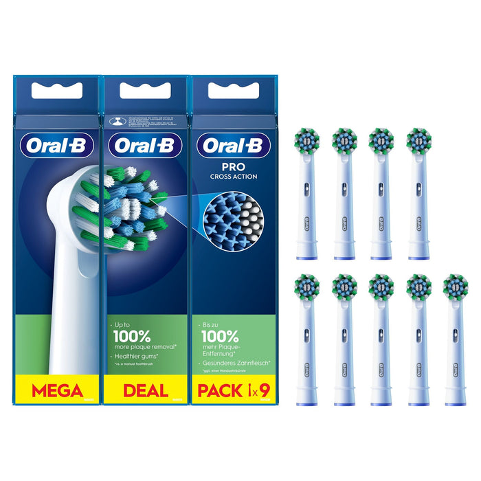 EAN 8700216018913 - Oral-B CrossAction 9 pieza(s) Blanco imagen 3