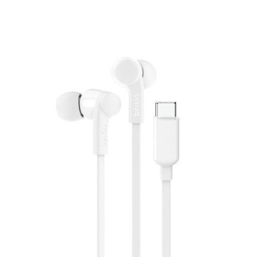 EAN 0745883894475 - Belkin SoundForm Auriculares Alámbrico Dentro de oído Música/uso diario USB Tipo C Blanco imagen 1