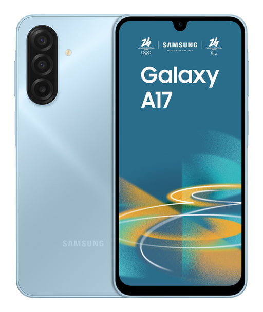 EAN 8806097651147 - Samsung Galaxy A17 17 cm (6.7") Ranura híbrida Dual SIM 4G USB Tipo C 4 GB 128 GB 5000 mAh Azul claro imagen 1