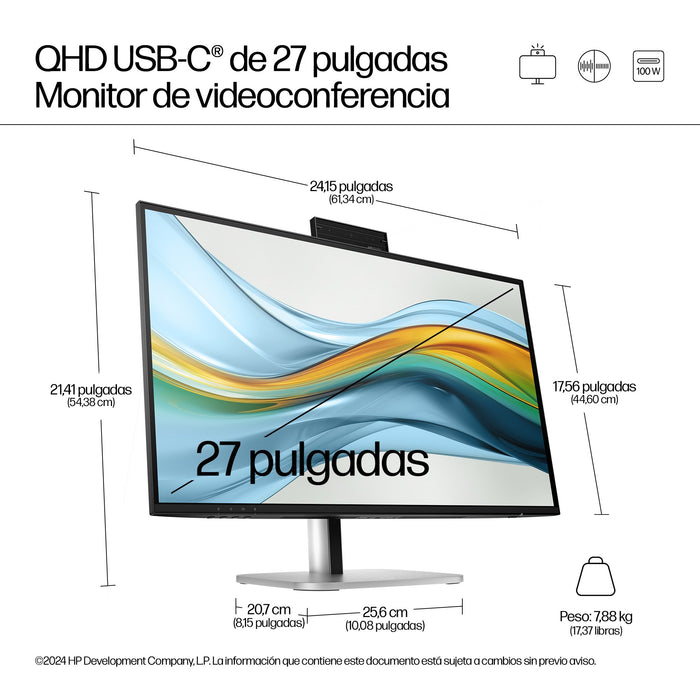 EAN 5715063749586 - HP Series 5 Pro 527pm pantalla para PC 68,6 cm (27") 2560 x 1440 Pixeles Quad HD LCD Negro imagen 5