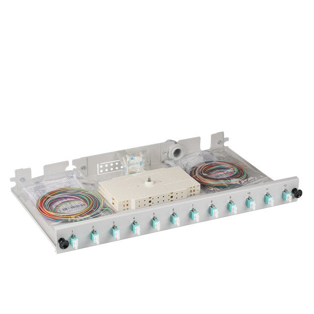 EAN 4049759284374 - EFB Elektronik B71901L12OM3 adaptador de fibra óptica LC 1 pieza(s) Color aguamarina, Gris imagen 2