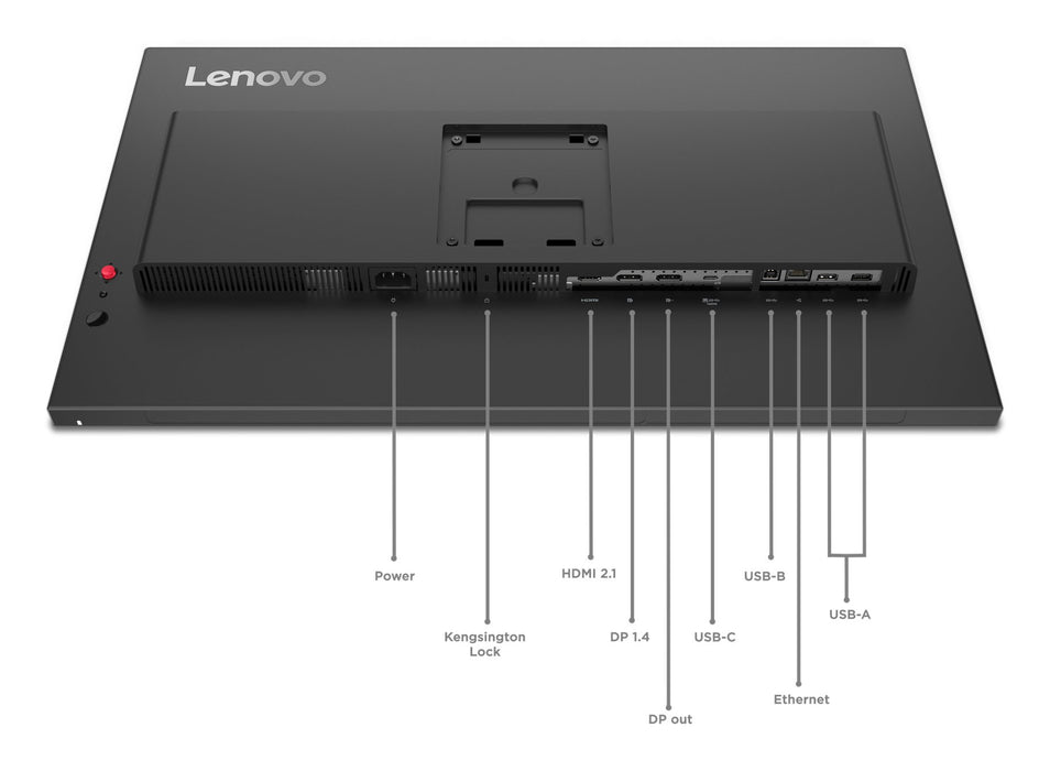 EAN 198156536280 - Lenovo ThinkVision P27QD-40 pantalla para PC 68,6 cm (27") 2560 x 1440 Pixeles Wide Quad HD LED Negro imagen 11