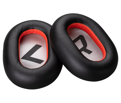 EAN 0197497572179 - HP Poly Voyager 8200 Black Leatherette Ear Cushions (2 Pieces) Juego de fundas protectoras desechables imagen 1