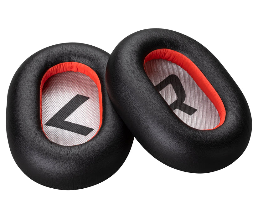 EAN 17229171749 - HP Poly Voyager 8200 Black Leatherette Ear Cushions (2 Pieces) Juego de fundas protectoras desechables imagen 1
