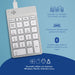 EAN 8719274491903 - R-Go Tools RGOCONMWDWH teclado numérico Portátil USB imagen 7