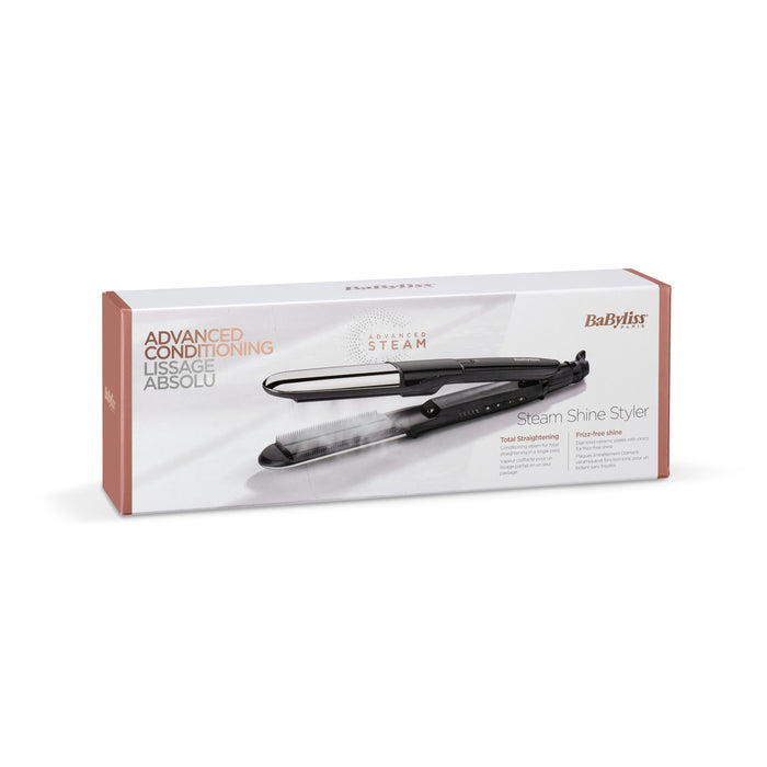 EAN 3030050153408 - BaByliss Steam Mist Styler Plancha de pelo Vapor Negro, Plata 67 W 2,5 m imagen 9