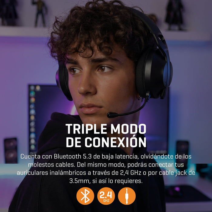 EAN 8436587976667 - Krom Phase Inalámbrico y alámbrico Diadema Juego USB Tipo C Bluetooth imagen 13