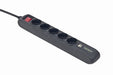 EAN 8716309089777 - EnerGenie SPG5-U2-5 limitador de tensión Negro 5 salidas AC 5 V 1,5 m imagen 2