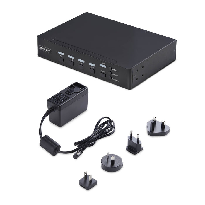 EAN 65030908481 - StarTech.com P4AD122M-KVM-SWITCH interruptor KVM Negro imagen 7