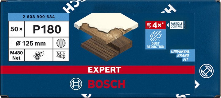 EAN 4059952540221 - Bosch 2 608 900 684 accesorio para lijadora 50 pieza(s) Red para lijado imagen 3