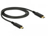 EAN 4043619836611 - DeLOCK 83661 cable USB USB 3.2 Gen 2 (3.1 Gen 2) 1 m USB C Negro imagen 1