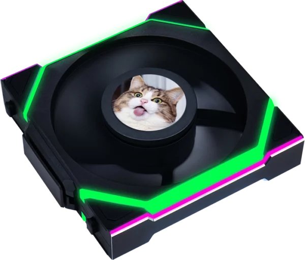 EAN 4718466016775 - Lian Li UNI FAN SL Wireless LCD 120 Carcasa del ordenador Ventilador 12 cm Negro 1 pieza(s) imagen 4