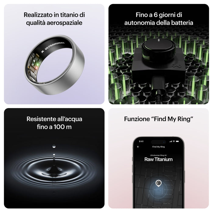 EAN 8906184873671 - Ultrahuman Ring AIR No Anillo inteligente rastreador de actividad Titanio imagen 7