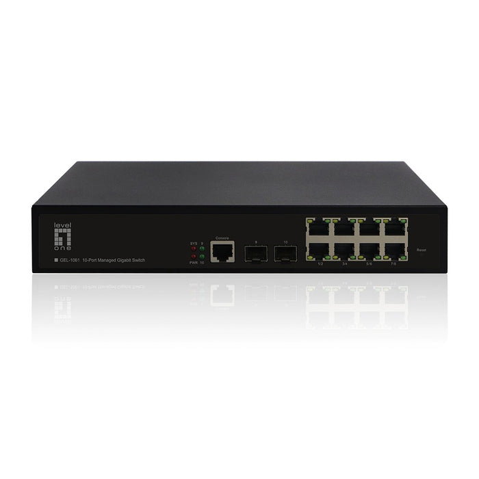 EAN 4015867197202 - LevelOne GEL-1061 switch Gestionado L2 Gigabit Ethernet (10/100/1000) Negro imagen 1