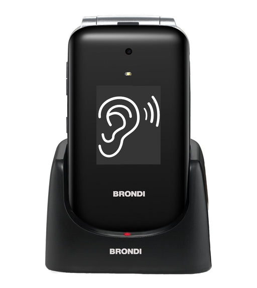 EAN 8015908770902 - Brondi Amico Supervoice 7,11 cm (2.8") Negro Teléfono para personas mayores imagen 1
