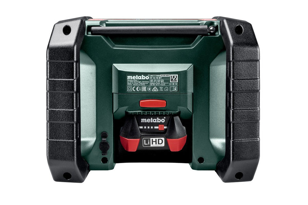 EAN 4007430341488 - Metabo R 12-18 DAB+ BT Portátil Digital Negro imagen 4