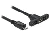 EAN 4043619852468 - DeLOCK 1m, 2xUSB2.0 Micro-B cable USB USB 2.0 Micro-USB B Negro imagen 1