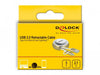 EAN 4043619858200 - DeLOCK 85820 cable USB USB 2.0 0,92 m USB A Micro-USB B/Lightning Oro, Blanco imagen 5