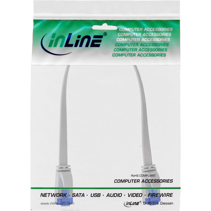 EAN 4043718295104 - InLine 75712W cable de red Blanco 0,25 m Cat6a U/FTP (STP) Plano imagen 3