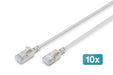 EAN 4016032504344 - Digitus DK-1632-A-005S-10 cable de red Cat6a F/FTP (FFTP) Alrededor imagen 1